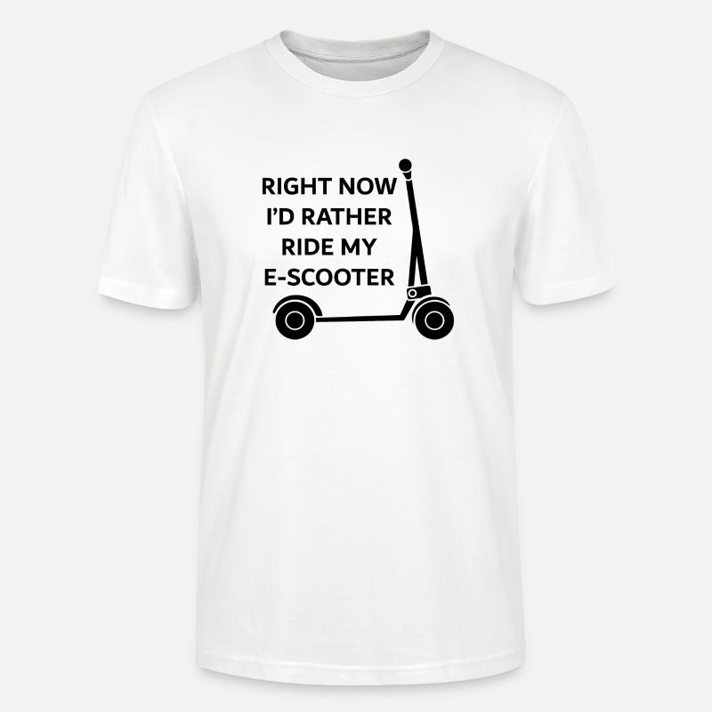 E-Scooter E-Roller Scooter - Stanley/Stella Unisex Bio-T-Shirt CRAFTER - Weiß