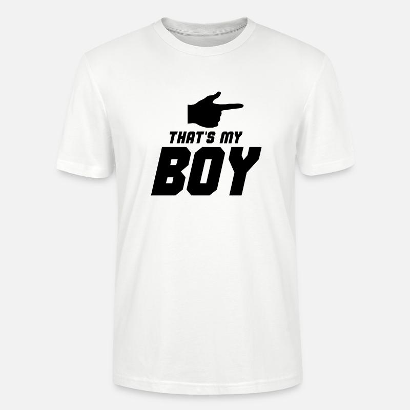 C’est mon garçon 001 - T-shirt bio CRAFTER Stanley Stella Unisexe - blanc