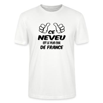 MEILLEUR NEVEU - T-shirt bio CRAFTER Stanley Stella Unisexe - blanc - Devant - Alina (178cm) & Michal (187cm)