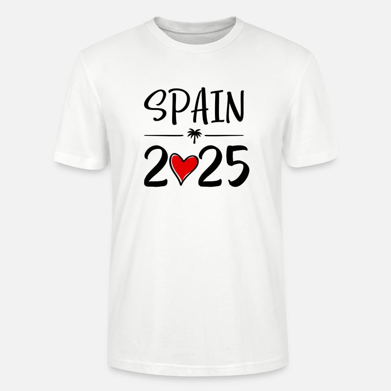 Spain heart 2025 - Stanley/Stella Unisex Bio-T-Shirt CRAFTER - Weiß