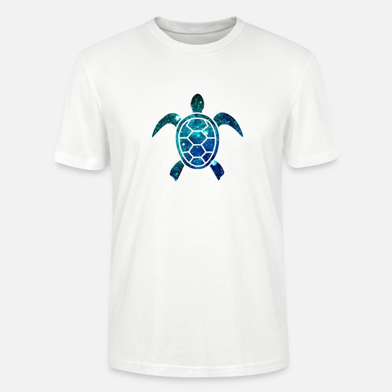 Kosmische Schildkröte - Stanley/Stella Unisex Bio-T-Shirt CRAFTER - Weiß