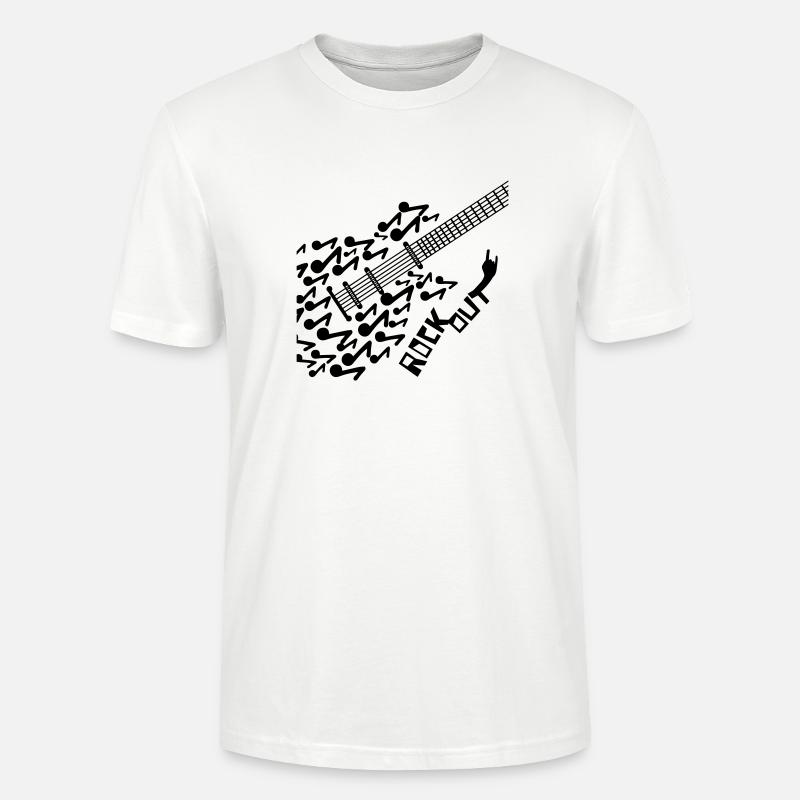 ROCKOUT - Stanley/Stella Unisex Bio-T-Shirt CRAFTER - Weiß