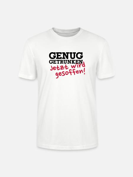 Gesoffen - Stanley/Stella Unisex Bio-T-Shirt CRAFTER - Weiß