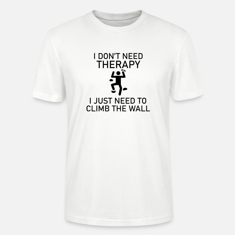 Bouldern Klettern Climbing - Stanley/Stella Unisex Bio-T-Shirt CRAFTER - Weiß