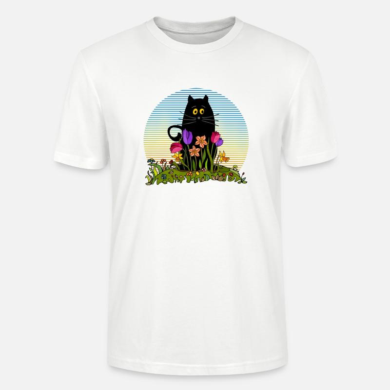 Chat - T-shirt bio CRAFTER Stanley Stella Unisexe - blanc
