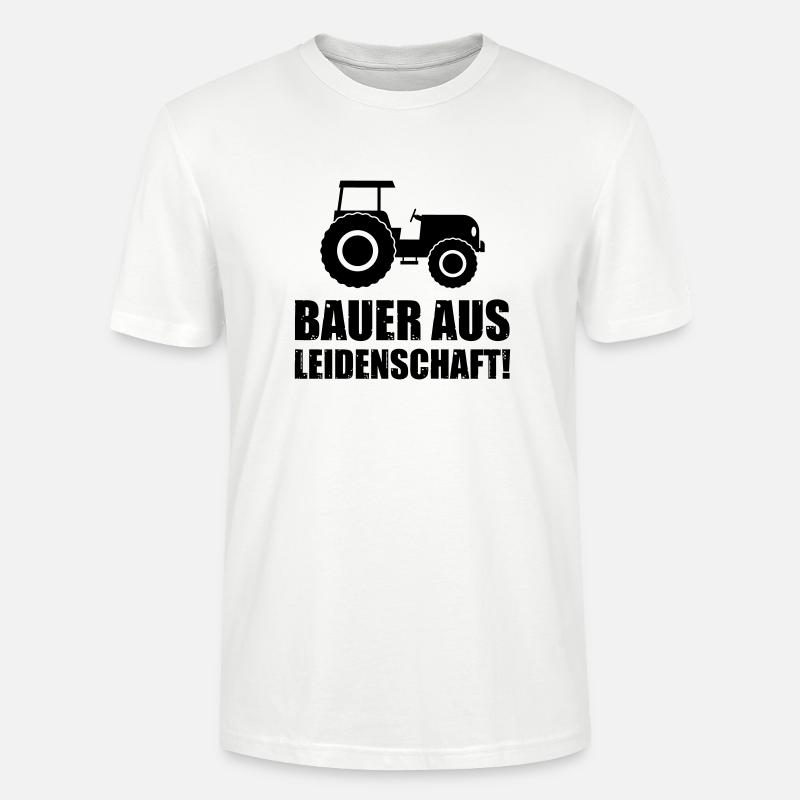 bauer aus leidenschaft - Stanley/Stella Unisex Bio-T-Shirt CRAFTER - Weiß