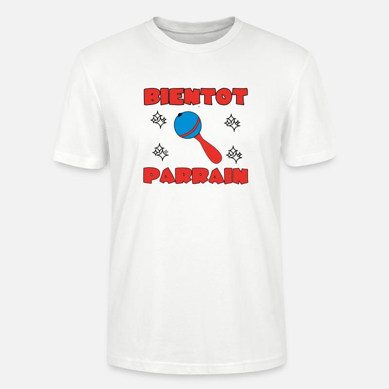 BALD PATE SEIN - Stanley/Stella Unisex Bio-T-Shirt CRAFTER - Weiß