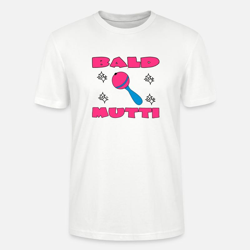 Bald mutti - Stanley/Stella Unisex Bio-T-Shirt CRAFTER - Weiß