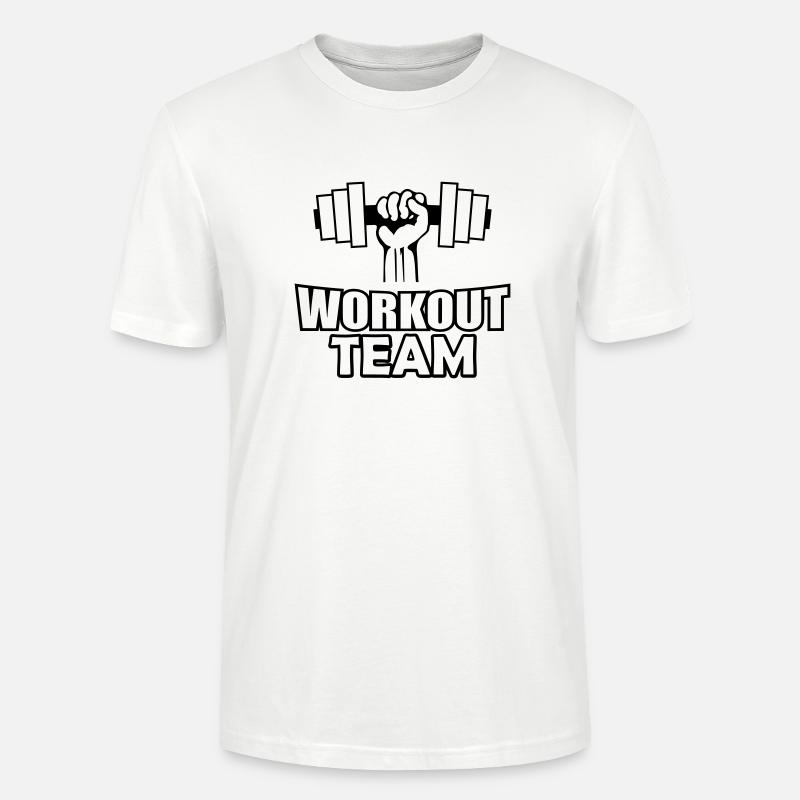 workout team - Stanley/Stella Unisex Bio-T-Shirt CRAFTER - Weiß