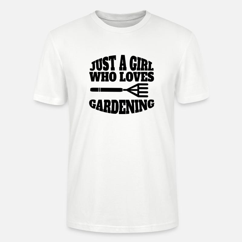 Gärtner Geschenk Garten Obstgarten Hobbygärtner - Stanley/Stella Unisex Bio-T-Shirt CRAFTER - Weiß
