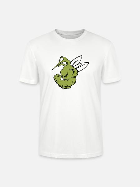Strong Mosquito 02 - Stanley/Stella CRAFTER Unisex Organic T-Shirt - white