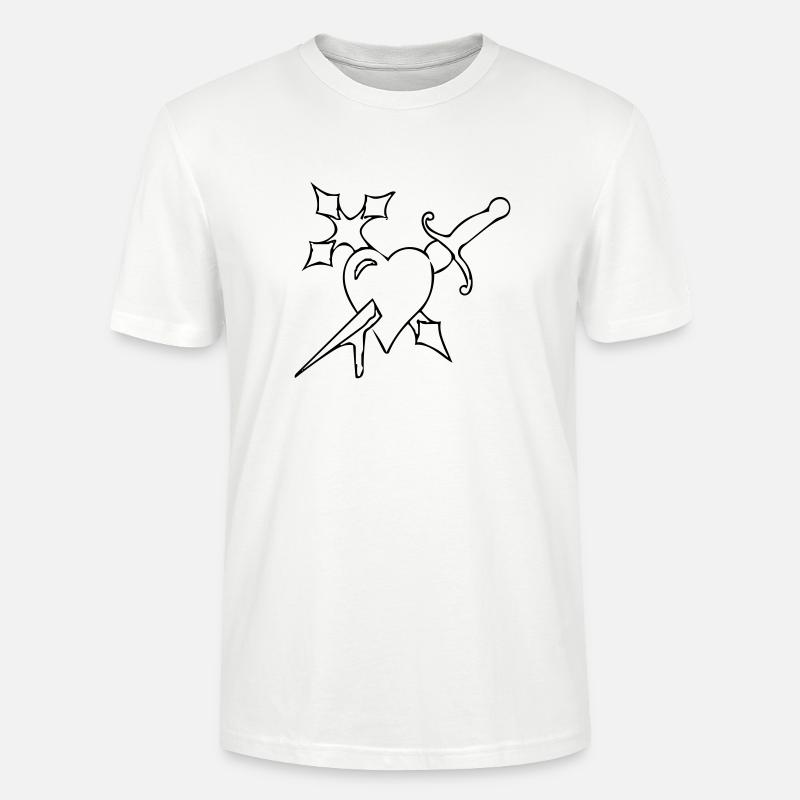 Herzinfarkt - Stanley/Stella Unisex Bio-T-Shirt CRAFTER - Weiß