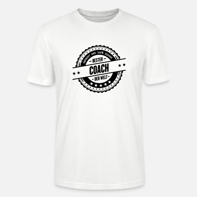 Bester Coach - Stanley/Stella Unisex Bio-T-Shirt CRAFTER - Weiß
