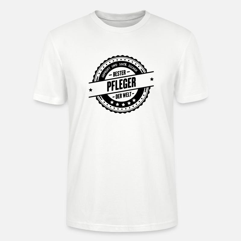 Bester Pfleger - Stanley/Stella Unisex Bio-T-Shirt CRAFTER - Weiß