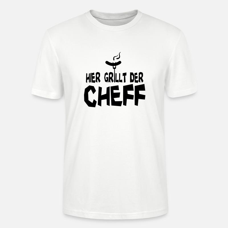 grillcheff - Stanley/Stella Unisex Bio-T-Shirt CRAFTER - Weiß