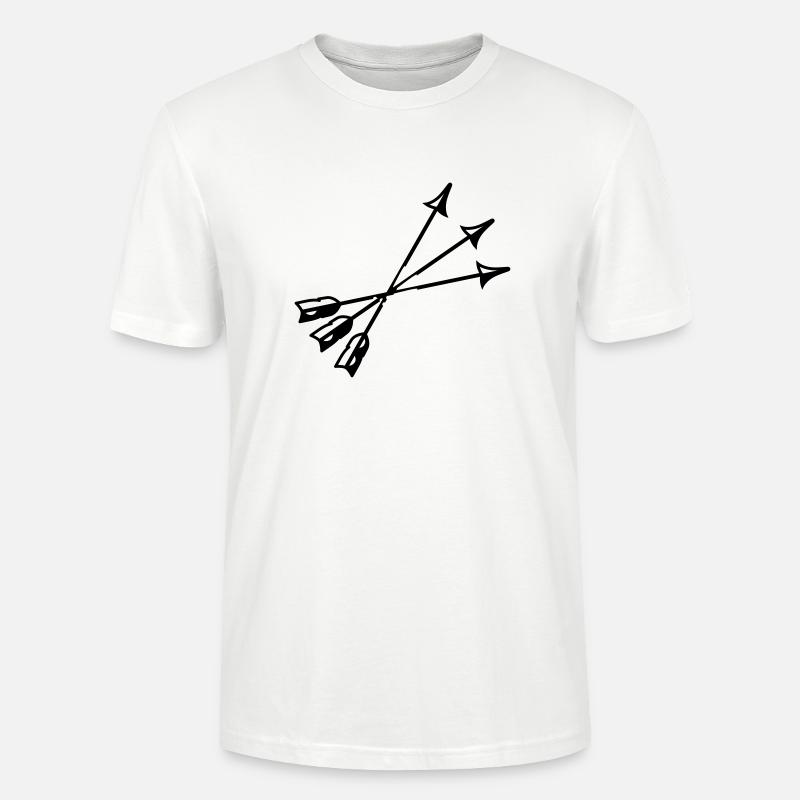 arrows - Stanley/Stella CRAFTER Unisex Organic T-Shirt - white