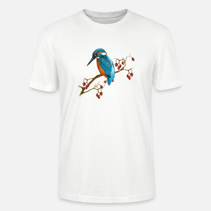 Bunter Vogel - Stanley/Stella Unisex Bio-T-Shirt CRAFTER - Weiß