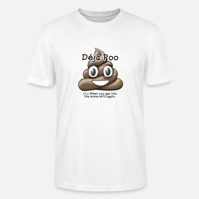 Déjà Poo - Stanley/Stella Unisex Bio-T-Shirt CRAFTER - Weiß