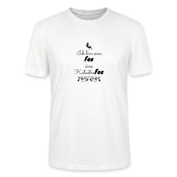 Lustige Sprüche - Stanley/Stella Unisex Bio-T-Shirt CRAFTER - Weiß - Vorne - Alina (178cm) & Michal (187cm)