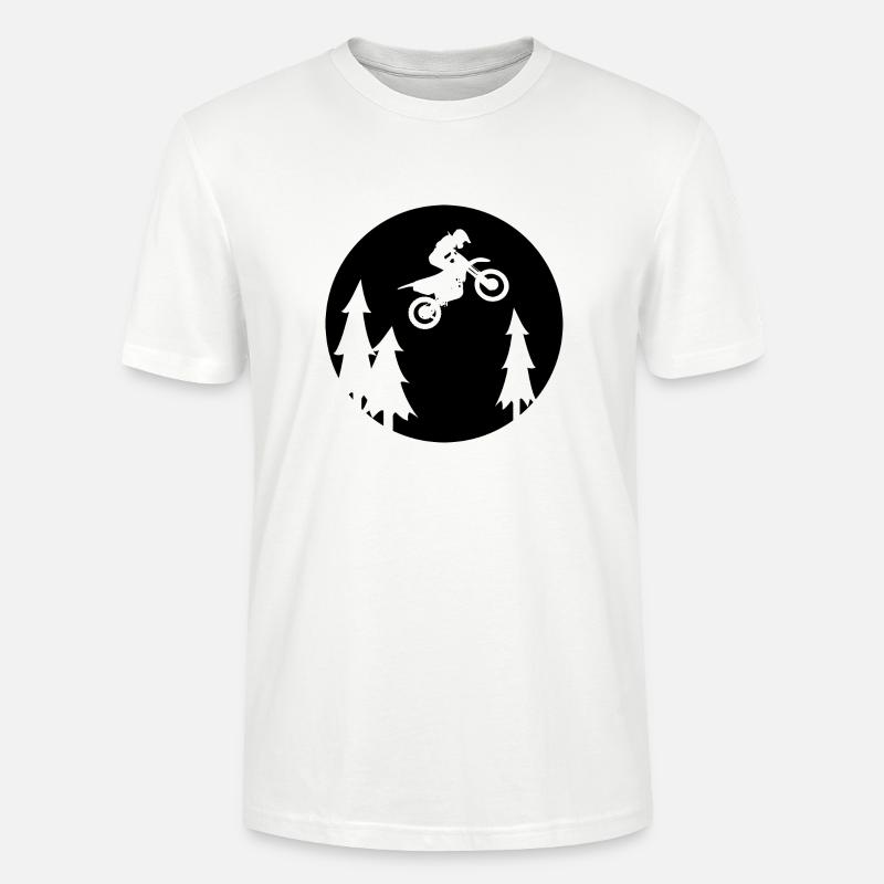 Saut de lune - T-shirt bio CRAFTER Stanley Stella Unisexe - blanc