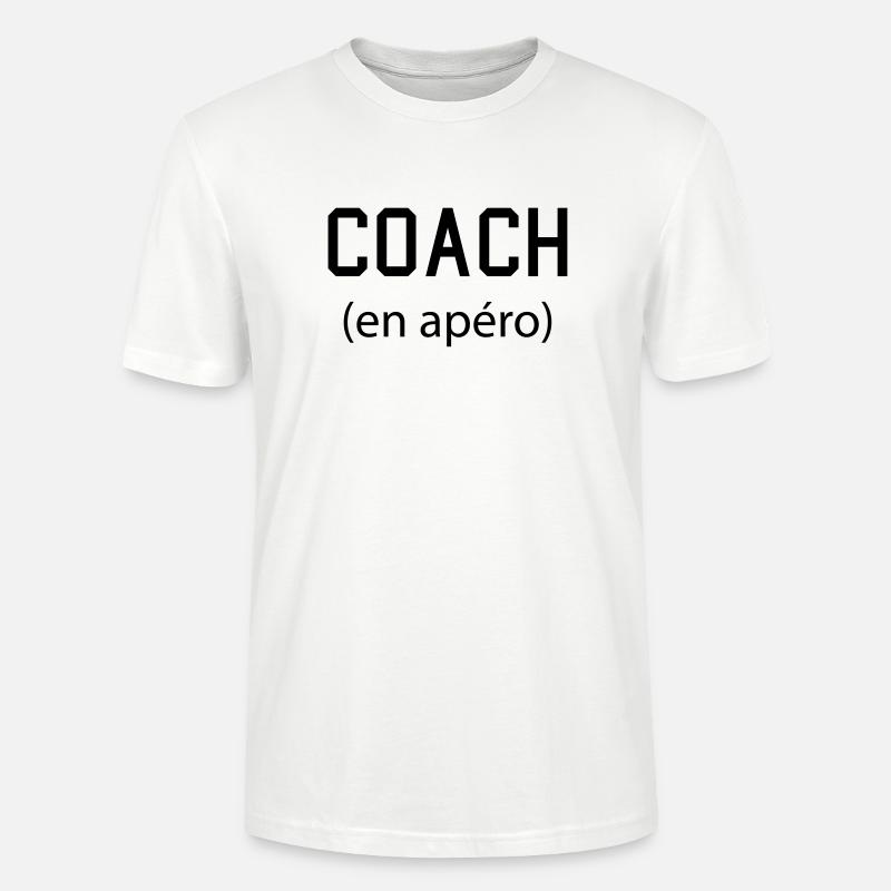 Coach auf Aperitif - Stanley/Stella Unisex Bio-T-Shirt CRAFTER - Weiß
