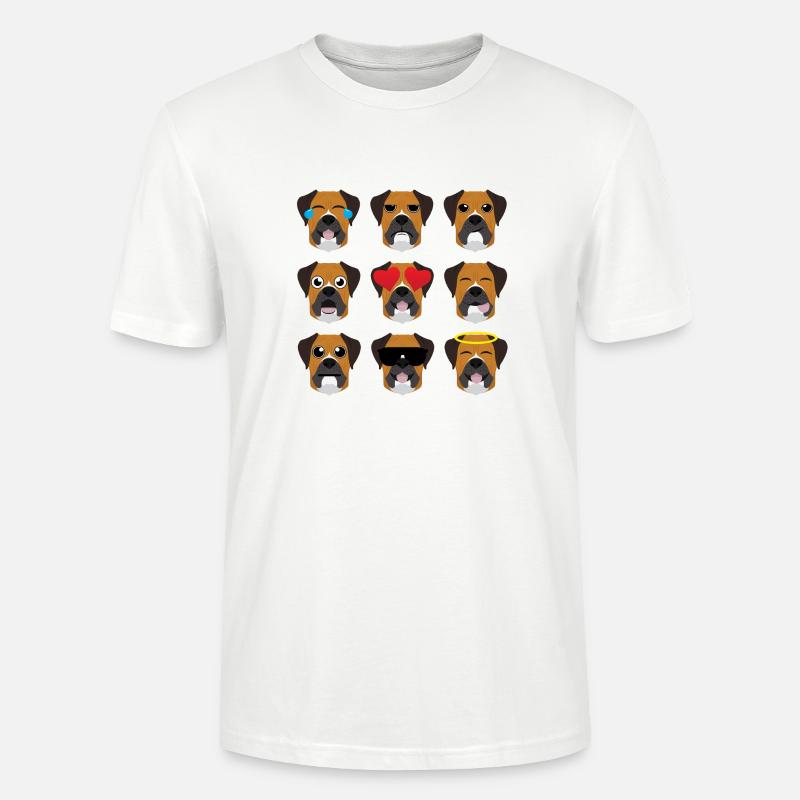 Deutscher Boxer - Stanley/Stella Unisex Bio-T-Shirt CRAFTER - Weiß
