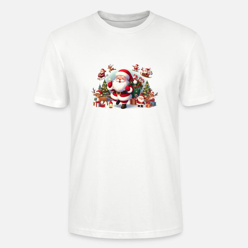 Santa Fun 6 - Stanley/Stella Unisex Bio-T-Shirt CRAFTER - Weiß