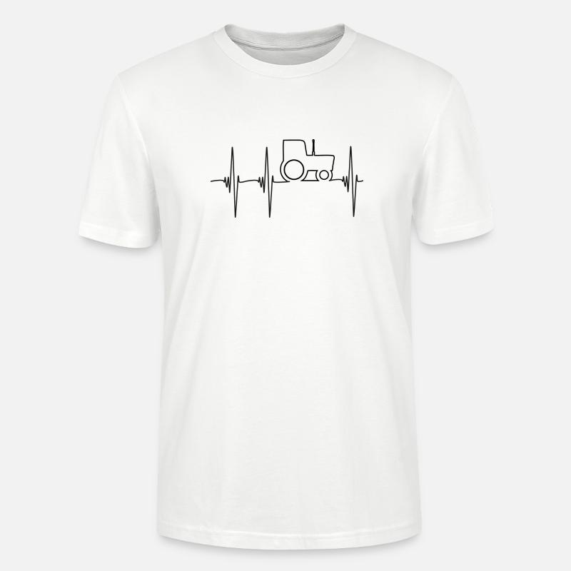 Traktor puls 01 - Stanley/Stella Unisex Bio-T-Shirt CRAFTER - Weiß