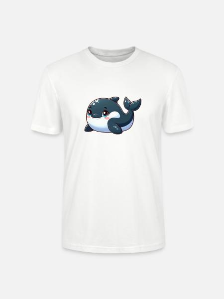 killer whale - Stanley/Stella CRAFTER Unisex Organic T-Shirt - white
