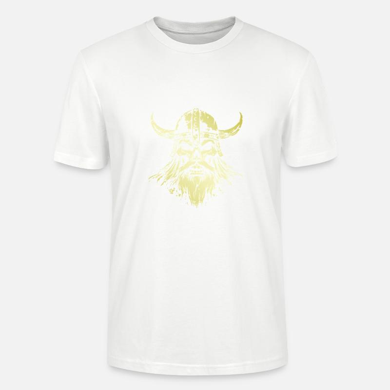 Wikinger Skull - Stanley/Stella Unisex Bio-T-Shirt CRAFTER - Weiß