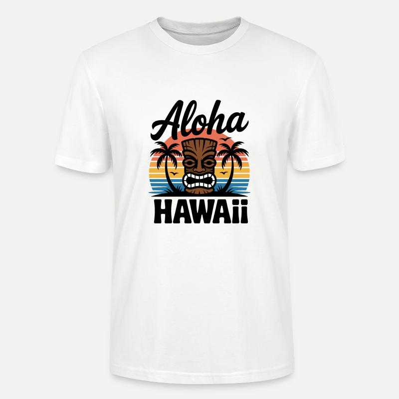 Aloha Strand - Stanley/Stella Unisex Bio-T-Shirt CRAFTER - Weiß