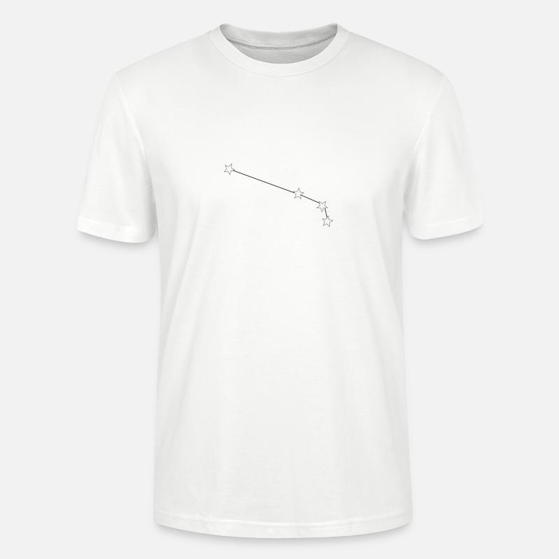 Sternzeichen Widder, Sternbild - Stanley/Stella Unisex Bio-T-Shirt CRAFTER - Weiß