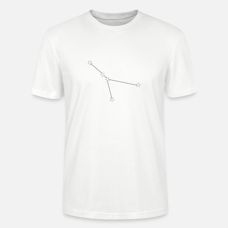 Sternzeichen Krebs, Sternbild - Stanley/Stella Unisex Bio-T-Shirt CRAFTER - Weiß