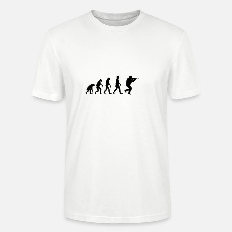 Soldaten Evolution - Stanley/Stella Unisex Bio-T-Shirt CRAFTER - Weiß