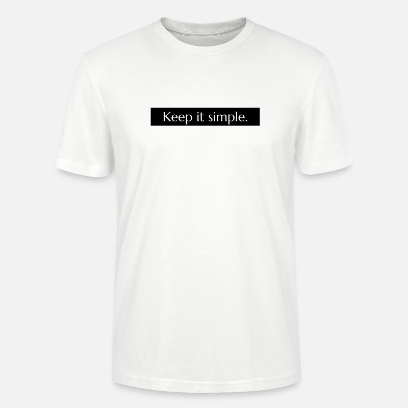 Keep it simple Sammlung - Stanley/Stella Unisex Bio-T-Shirt CRAFTER - Weiß
