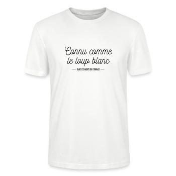 Connu comme le loup blanc - T-shirt bio CRAFTER Stanley Stella Unisexe - blanc - Devant - Alina (178cm) & Michal (187cm)