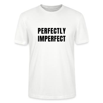 PERFECTYL IMPERFECT - Stanley/Stella Unisex Bio-T-Shirt CRAFTER - Weiß - Vorne - Alina (178cm) & Michal (187cm)