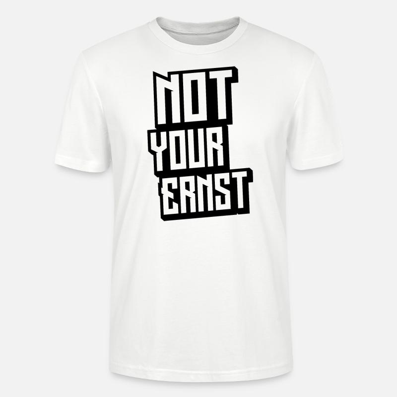 Not Your Ernst V2 - Stanley/Stella Unisex Bio-T-Shirt CRAFTER - Weiß