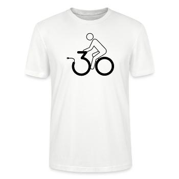 Vollgas durch den 30er! - Stanley/Stella Unisex Bio-T-Shirt CRAFTER - Weiß - Vorne - Alina (178cm) & Michal (187cm)
