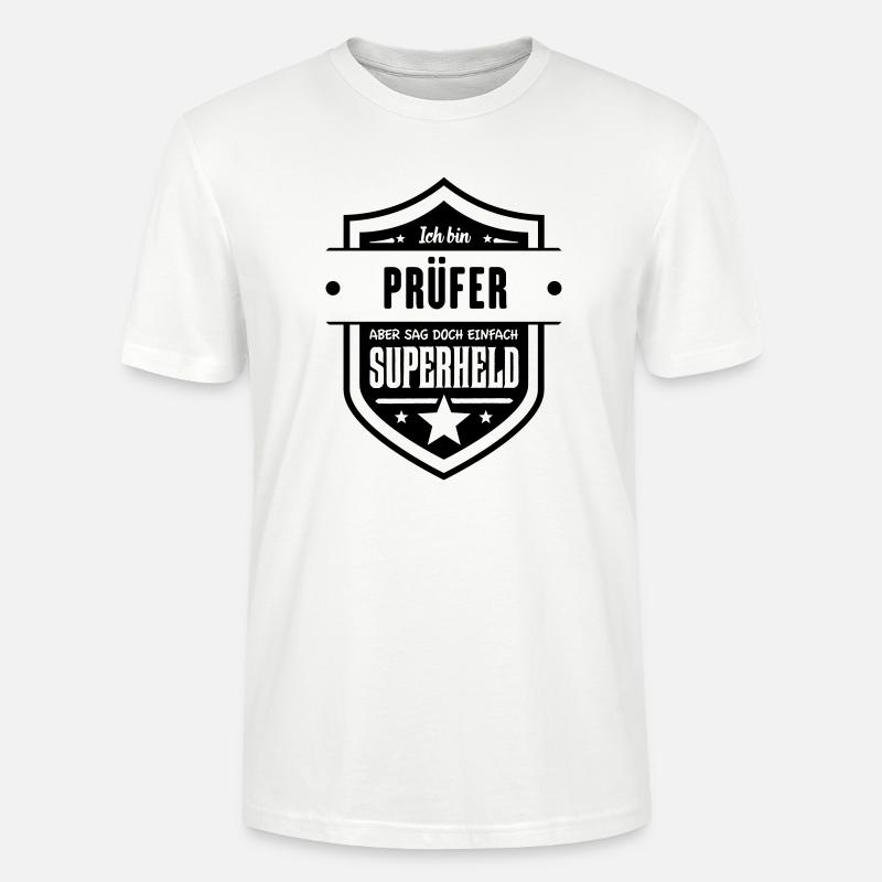 Super Prüfer - Stanley/Stella Unisex Bio-T-Shirt CRAFTER - Weiß