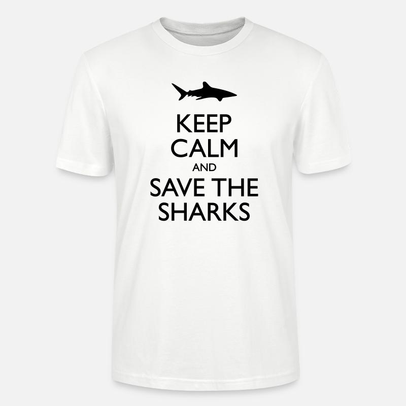 Keep Calm And Save - Stanley/Stella Unisex Bio-T-Shirt CRAFTER - Weiß