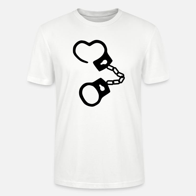 Handschellen - Stanley/Stella Unisex Bio-T-Shirt CRAFTER - Weiß