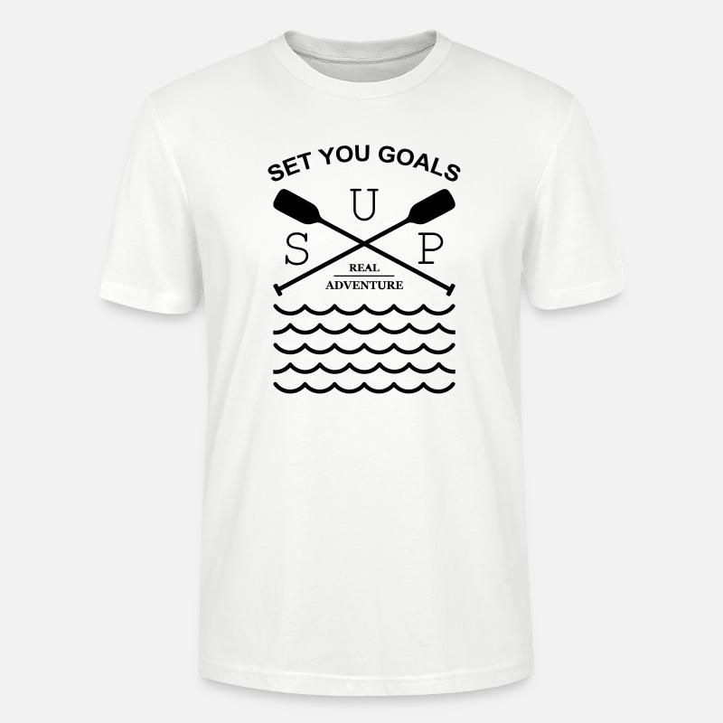 Stand Up Paddling - Stanley/Stella Unisex Bio-T-Shirt CRAFTER - Weiß