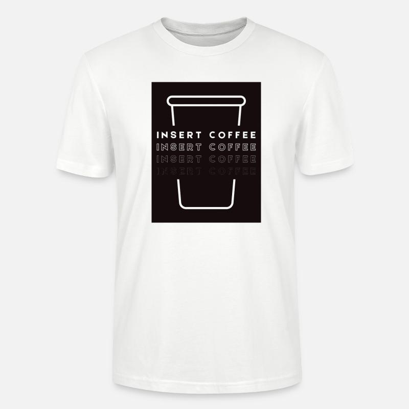 Insert Coffee Cup 1 LWBST - Stanley/Stella Unisex Bio-T-Shirt CRAFTER - Weiß