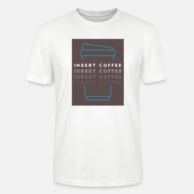 Insert Coffee Cup 2 LTPWBBT - Stanley/Stella Unisex Bio-T-Shirt CRAFTER - Weiß