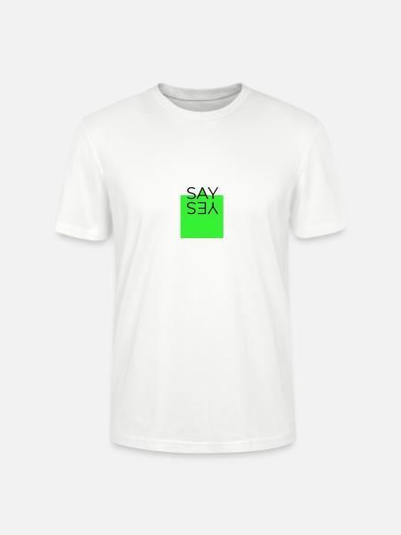 SAY YES - Stanley/Stella Unisex Bio-T-Shirt CRAFTER - Weiß