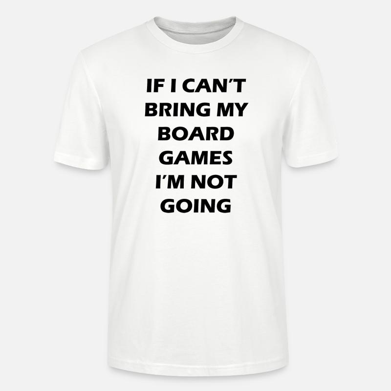 boardgame chess backgammon game night - Stanley/Stella Unisex Bio-T-Shirt CRAFTER - Weiß