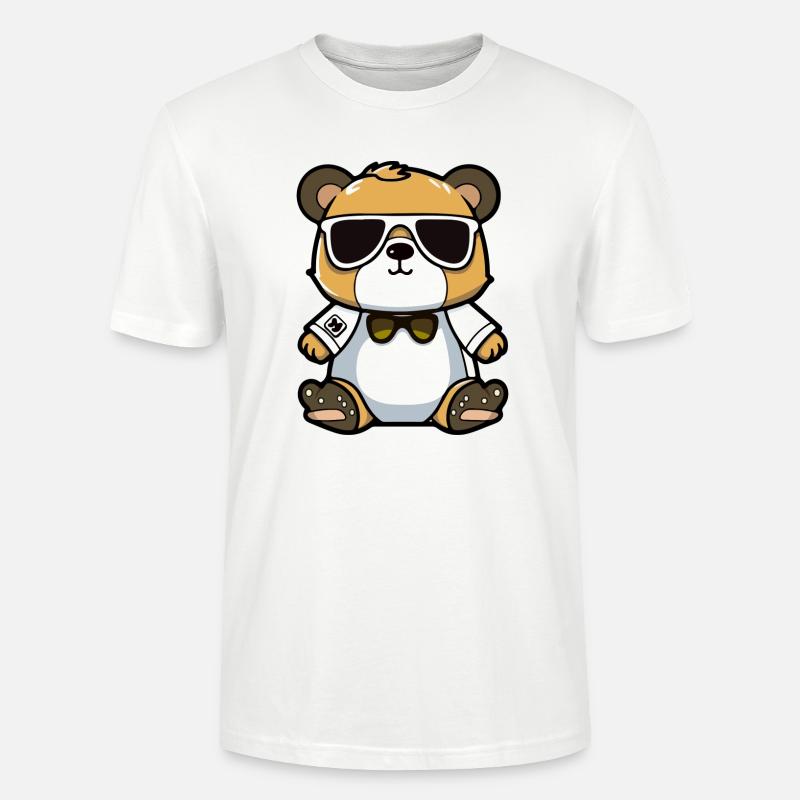 Eric der Bär - Stanley/Stella Unisex Bio-T-Shirt CRAFTER - Weiß