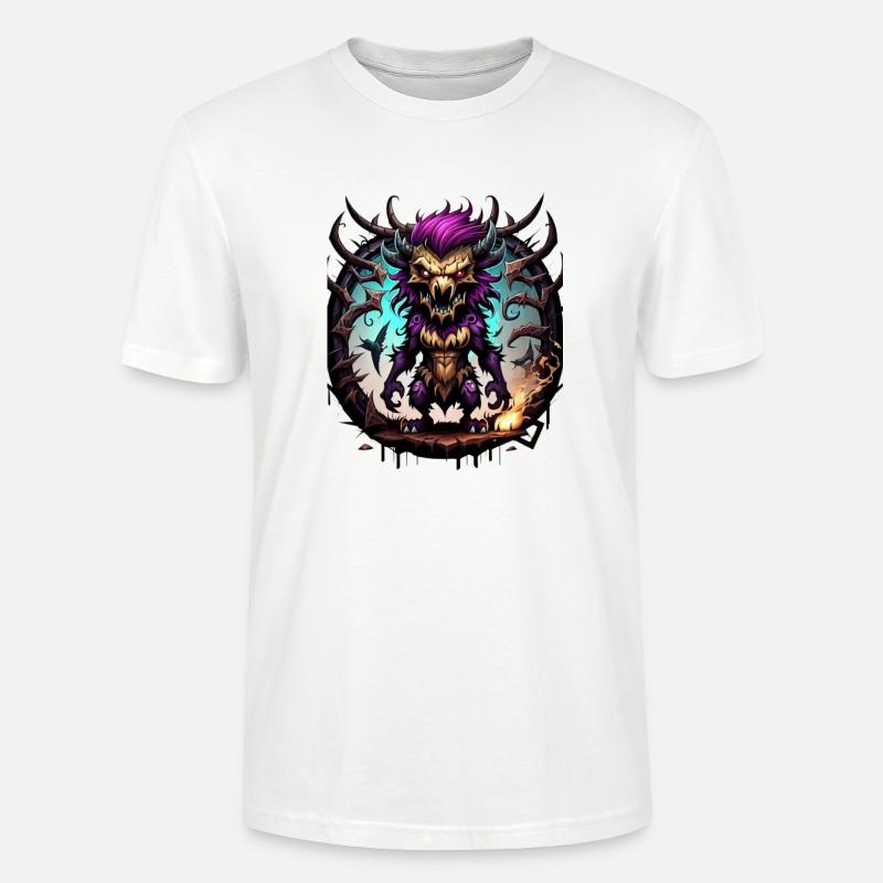 Graffiti Monster - Stanley/Stella Unisex Bio-T-Shirt CRAFTER - Weiß