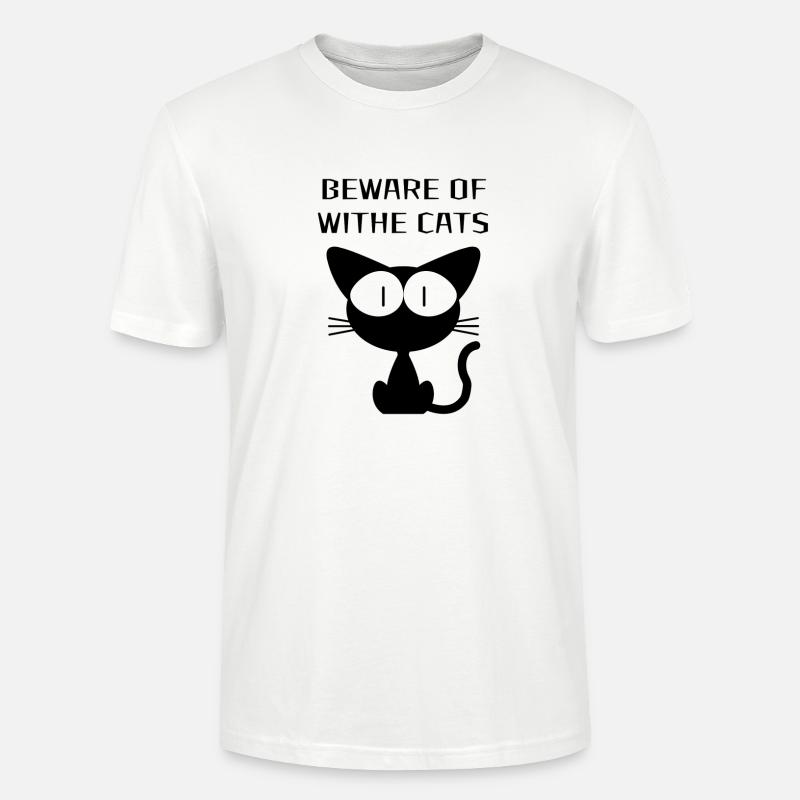 WITHE CATS - Stanley/Stella Unisex Bio-T-Shirt CRAFTER - Weiß